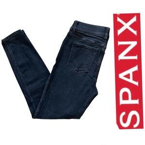 Spanx Black Ankle Skinny Jeans, Medium